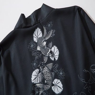 Kimono Estilo Chino Japonés sin Botones - Image 2