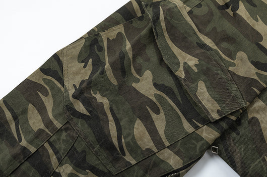 Pantalones de Trabajo Camuflaje Urbano - Estilo Casual Versátil - Image 12