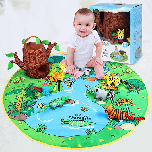 Manta de Juego Educativa con Animales para Bebés