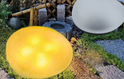 Lámpara Solar de Jardín con Diseño de Piedra Natural - Image 5