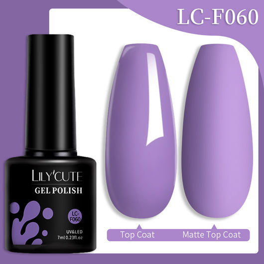 Set de Pegamento para Uñas con Brillo de Color Sólido - Image 95