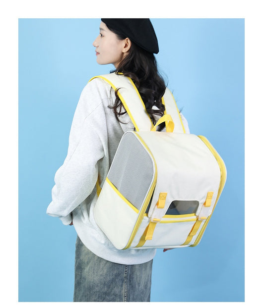 Mochila Transportadora de Gatos Respirable y Plegable - Image 16