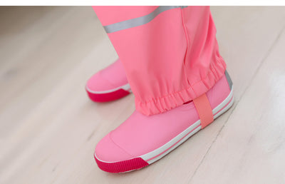 Pantalones Impermeables de Terciopelo PU para Niños y Niñas - Image 7