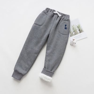 Pantalones Cálidos de Niña con Forro de Terciopelo y Algodón - Image 13