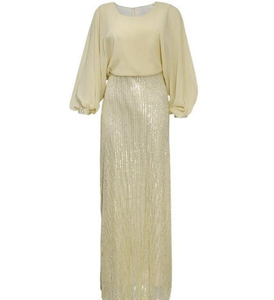 Vestido de Fiesta Elegante con Cuentas Africanas - Talla Grande - Image 9