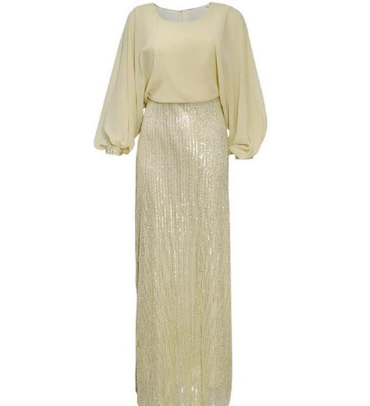 Vestido de Fiesta Elegante con Cuentas Africanas - Talla Grande - Image 9