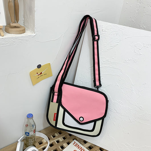 Bolsa Bandolera Unihombro Diseño Geométrico Minimalista - Image 16
