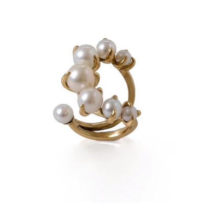 Anillo Creciente de Perlas en Degradé - Image 13
