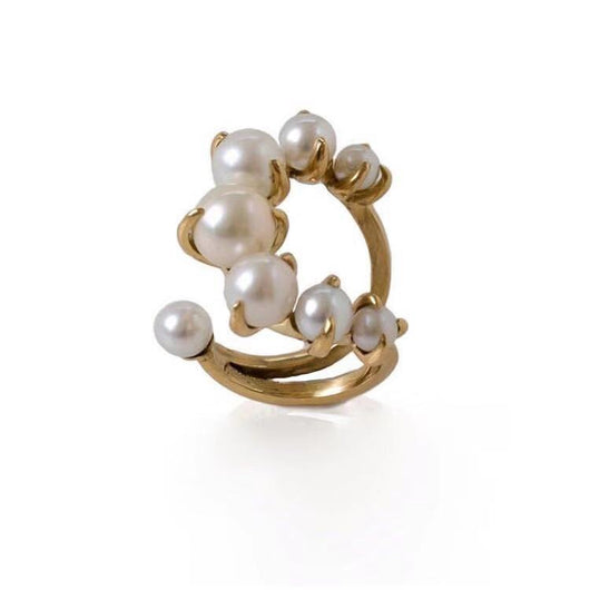 Anillo Creciente de Perlas en Degradé - Image 13