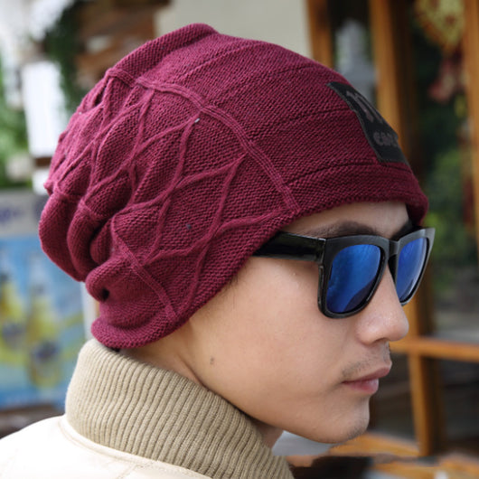 Gorro de Moda Liso con Letras para Mantener el Calor - Image 10