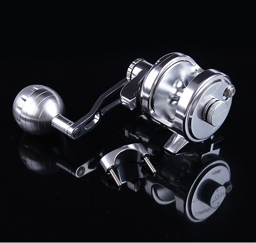 Carrete de Pesca Offshore Tambor de Hierro para Trolling