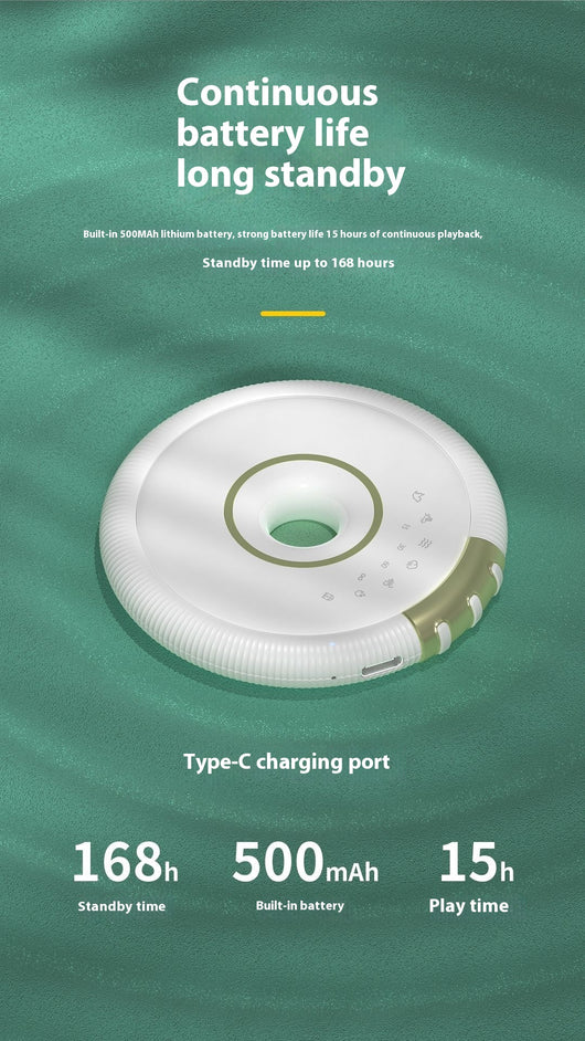 Altavoz Bluetooth de Conducción Ósea Mini - Ruido Blanco para Dormir - Image 12