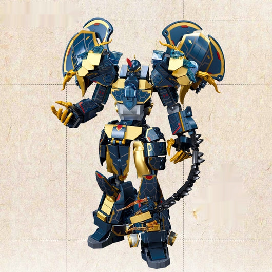 Rey Guerrero Mecánico Qinglong y Baihu - Modelo Coleccionable de Ensamblaje - Image 8