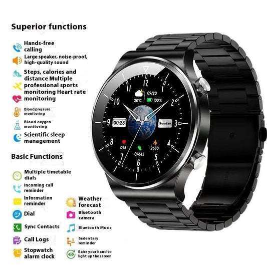 Reloj Inteligente con Monitor de Glucosa y Presión Arterial