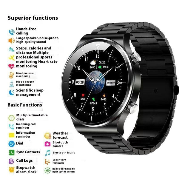 Reloj Inteligente con Monitor de Glucosa y Presión Arterial