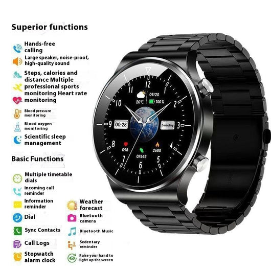 Reloj Inteligente con Monitor de Glucosa y Presión Arterial
