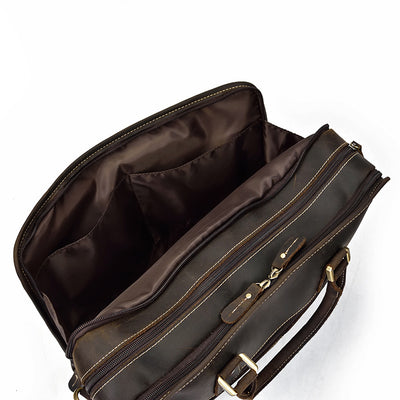 Maletín Ejecutivo de Cuero Crazy Horse Vintage para Hombre - Image 3