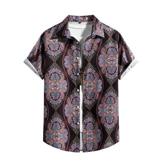 Camisa Suelta de Playa para Hombre - Manga Corta y Cómoda - Image 3
