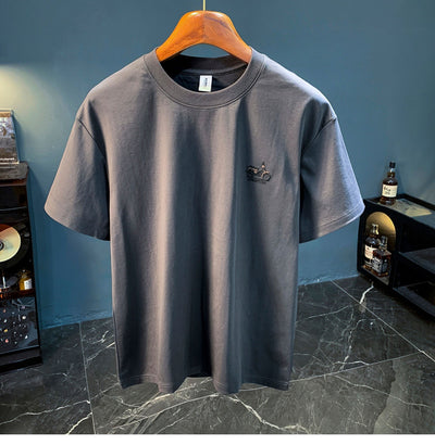 Camiseta Casual para Hombre Verano con Bordado Minimalista - Image 20