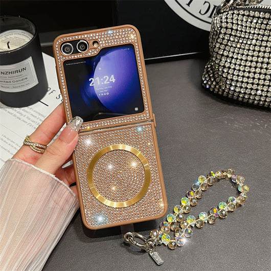 Cargador Inalámbrico Plegable con Funda Magnética y Correa de Transporte - Image 12