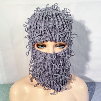 Gorro de Esquí Halloween Divertido Negro Espiral - Image 16