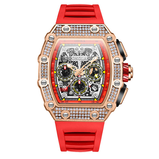 Reloj Mecánico Multifuncional con Diamantes - Elegancia y Precisión - Image 7