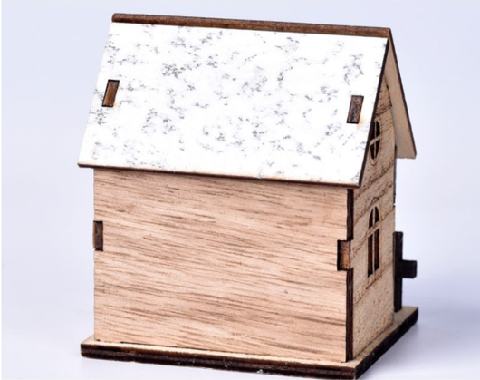 Casita Navideña de Madera con Luz LED - Image 16