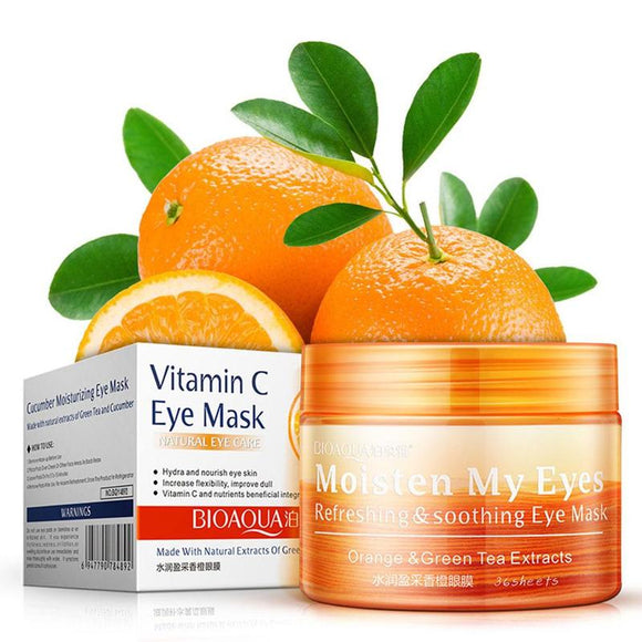 Parches Reafirmantes de Naranja para el Contorno de Ojos