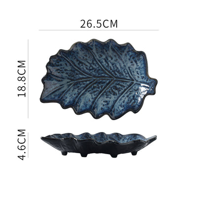 Plato de Cerámica Artesanal Hoja Japonesa - Diseño Exclusivo para tu Mesa - Image 6
