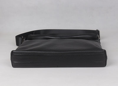 Bolsa Bandolera de Cuero Genuino para Hombre - Estilo Casual y Minimalista - Image 14