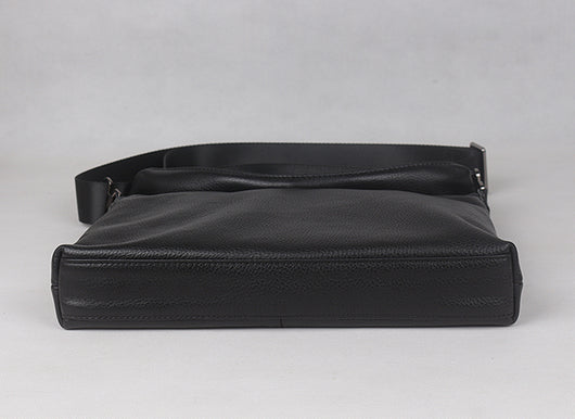 Bolsa Bandolera de Cuero Genuino para Hombre - Estilo Casual y Minimalista - Image 14