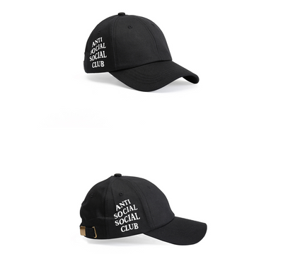 Gorra de Béisbol Hipster Negra con Bordado - Estilo Urbano Personalidad - Image 5