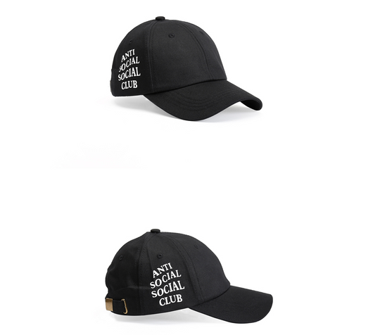 Gorra de Béisbol Hipster Negra con Bordado - Estilo Urbano Personalidad - Image 5