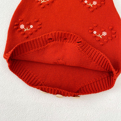 Gorro Ha Yi para Bebé Niña Rojo con Bordado de Amor - Image 45