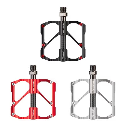 Pedales de Fibra de Carbono con Rodamientos para Bicicleta de Montaña