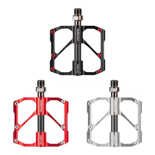 Pedales de Fibra de Carbono con Rodamientos para Bicicleta de Montaña