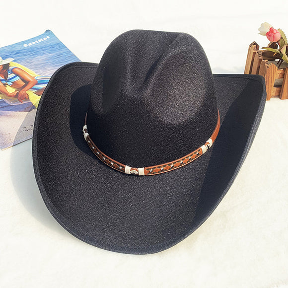 Sombrero Vaquero de Fieltro de Lana para Hombre