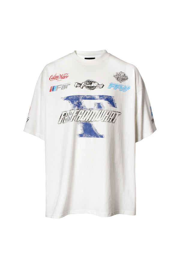 Camiseta Vintage Lavada Americana Unisex de Manga Corta - Image 6