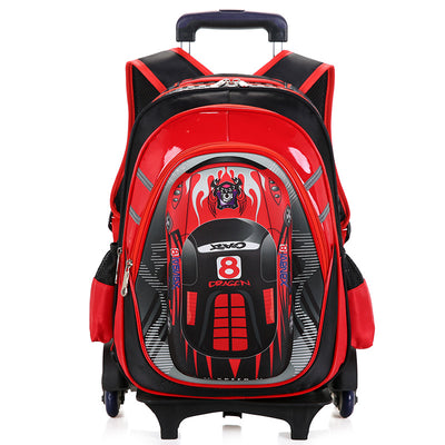 Mochila Escolar Desmontable con Ruedas para Hombre - Image 5