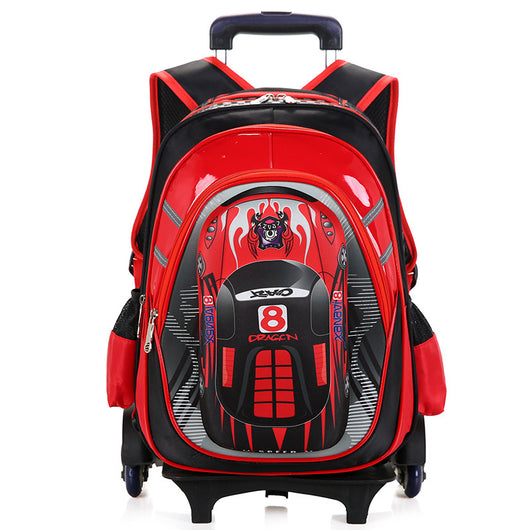 Mochila Escolar Desmontable con Ruedas para Hombre - Image 5