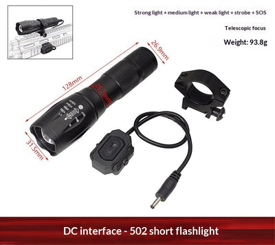 Linterna Táctica de Aleación de Aluminio con Zoom y Luz de Alta Intensidad - Image 6