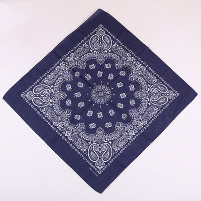 Pañuelo Cuadrado de Algodón con Estampado de Flor de Cajú 55cm - Image 31