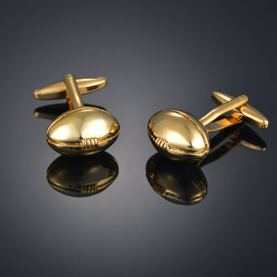 Gemelos Dorados con Iniciales y Hoja de Arce para Hombre - Image 17