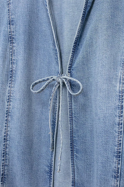 Camisa Denim Anudada Estilo Europeo y Americano para Chicas Modernas - Image 14