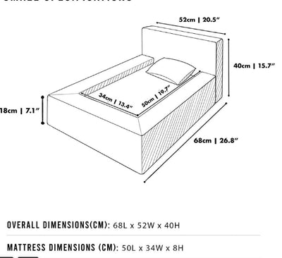 Cama Ortopédica Rectangular para Perros con Colchón Acolchado - Image 14