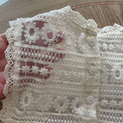 Vestido Princesa para Hermanas con Encaje y Bordado Delicado - Image 10
