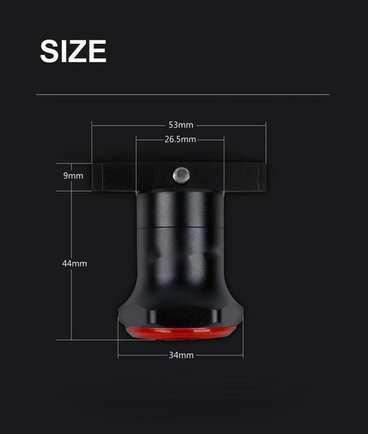 Luz Trasera LED Personalizada para Bicicleta - Seguridad Nocturna - Image 13