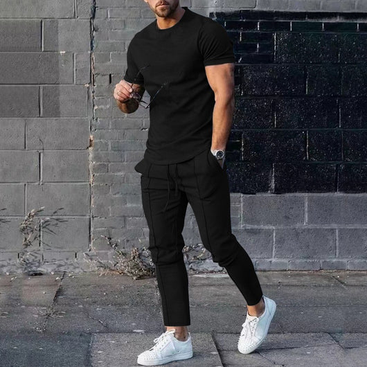 Conjunto Deportivo Casual: Camiseta y Pantalón de Algodón - Image 15