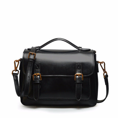 Bolso Mensajero de Cuero Genuino - Estilo Versátil para Mujer - Image 5