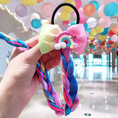 Elásticos de Cabello Infantiles con Moños de Colores Animados - Image 5